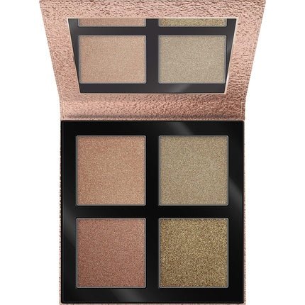 essence Pure Nude Sunlighter Palette 4 Breathtaking Highlighter Shades Vegan Paraben Free Cruelty Free 1 Count - Maison des fragrances