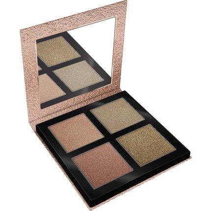 essence Pure Nude Sunlighter Palette 4 Breathtaking Highlighter Shades Vegan Paraben Free Cruelty Free 1 Count - Maison des fragrances