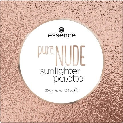 essence Pure Nude Sunlighter Palette 4 Breathtaking Highlighter Shades Vegan Paraben Free Cruelty Free 1 Count - Maison des fragrances