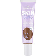 Essence SKIN Tint Makeup No. 130 Brown Moisturizing Natural Vegan Oil - Free UVA and UVB Filter SPF 30 Fragrance - Free 30ml - Maison des fragrances