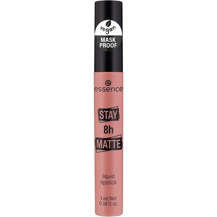 Essence Stay 8h Matte Liquid Lipstick Mask - Safe No. 02 Duck Face Vegan Alcohol - Free Paraben - Free 3ml - Maison des fragrances