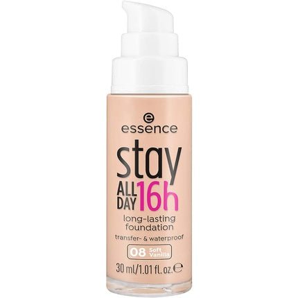Essence Stay All Day 16h Long - Lasting Foundation 08 Soft Vanilla - Maison des fragrances