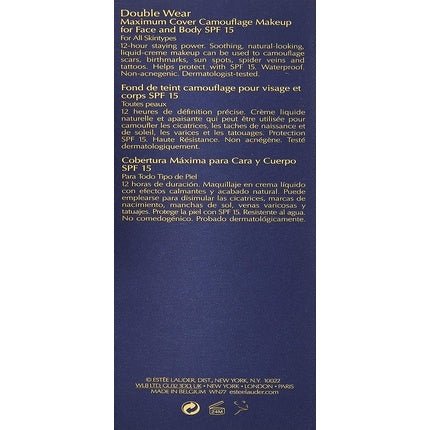 Estee Lauder Double Wear Maximum Cover Camouflage Foundation for Face and Body SPF 15 1N1 Ivory Nude 30ml - Maison des fragrances