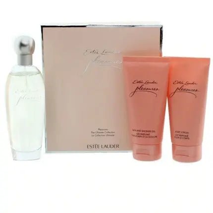Estée Lauder Estee Lauder Ultimate Collection Set - Pleasures , Body Lotion , Shower Gel Coffret (Coffret) Femme 100ml - Maison des fragrances