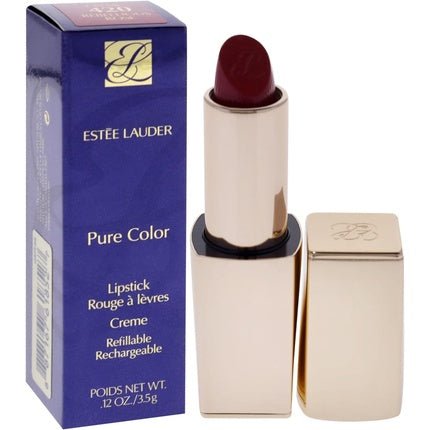 Estee Lauder Pure Color Creme Lipstick 420 Rebellious Rose for Women 0.12 oz - Maison des fragrances