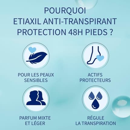 Etiaxil Anti-Perspirant Deodorant 48h for Feet Déodorant (Déo) Mixte 100ml - Maison des fragrances