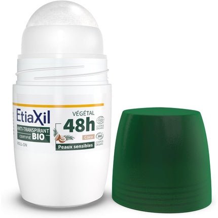 Etiaxil Plant Antiperspirant Deodorant 48h Roll-On Organic Déodorant (Déo) Mixte 50ml - Maison des fragrances