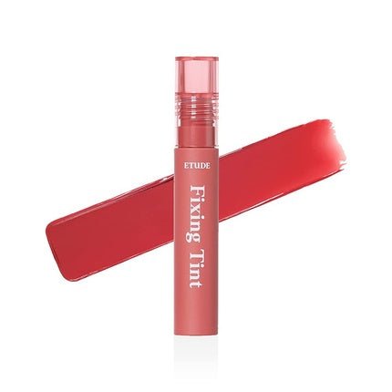 ETUDE Fixing Tint 01 Analog Rose Long Lasting High Pigmented Liquid Lipstick Waterproof Matte Finish Lip Stain Full Coverage - Maison des fragrances