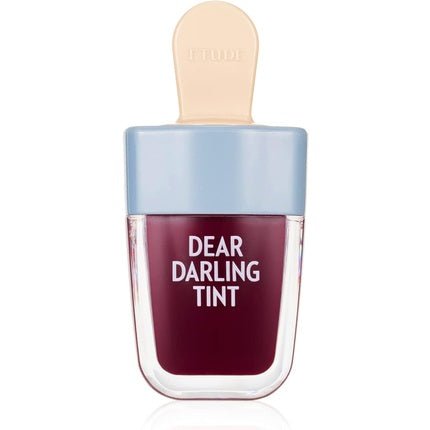Etude House Dear Darling Water Gel Tint Ice Cream RD306 Shark Red 21AD Vivid High - Color Lip Tint with Minerals from Soap Berry Extract to Moisturize Your Lips - Maison des fragrances
