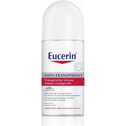 Eucerin Anti-Perspirant 48h Roll-On Déodorant (Déo) Mixte 50ml - Maison des fragrances