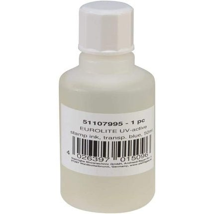 Eurolite Uv - Active Stamp Ink, Transparent Blue, 50ml | Uv Active - Maison des fragrances