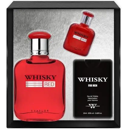 Evaflor Whisky Red Set Eau de Toilette Unisexe - Maison des fragrances