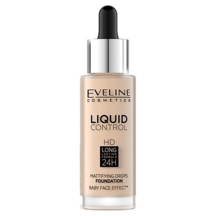 Eveline Cosmetics Liquid Control HD Mattifying Face Primer 32ml No. 001 Porcelain - Maison des fragrances