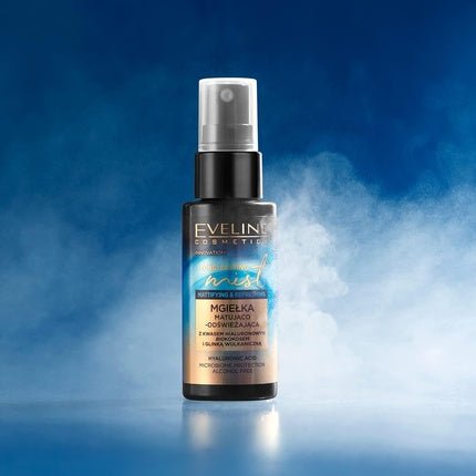 EVELINE COSMETICS Long Lasting Mist Matting Refreshing Bioorganic Coconut Water Hyaluronic Acid Organic Based Product Vegan Formula Natural Composition 50ml - Maison des fragrances