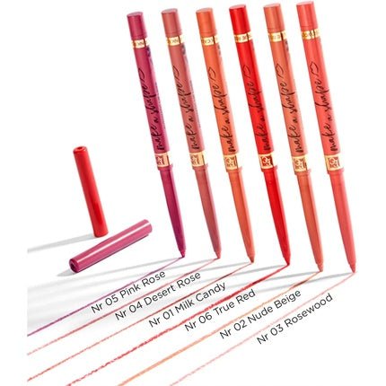 Eveline Cosmetics Make a Shape Lip Liner No. 06 True Red - Maison des fragrances