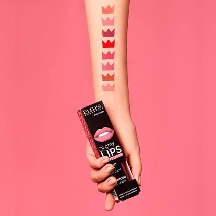 Eveline Cosmetics Oh! My Lips Matte Liquid Lipstick & Liner - Maison des fragrances