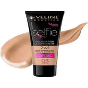 Eveline Cosmetics Selfie Time Covering and Moisturizing Foundation and Concealer - Maison des fragrances