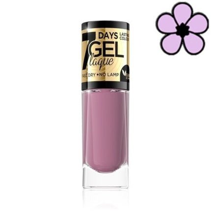 Eveline Gel Laque 7 Days Nail Polish 8ml No.42 - Vegan and Fast Drying, No UV/LED Lamp - Maison des fragrances