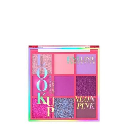 Eveline Look Up Neon Pink Eyeshadow Palette 9 Shades 10.8g - Maison des fragrances