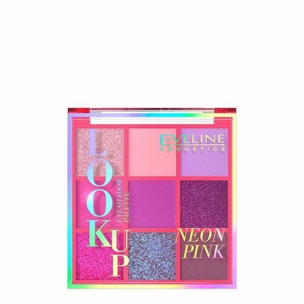 Eveline Look Up Neon Pink Eyeshadow Palette 9 Shades 10.8g - Maison des fragrances