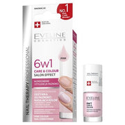 Eveline Nail Therapy 6 In 1 Care Nail Polish Pink - 5ml - Maison des fragrances