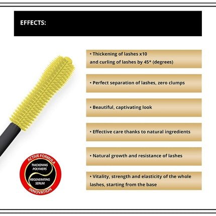 Eveline Volume Celebrities Mascara Deep Black 8ml - Maison des fragrances