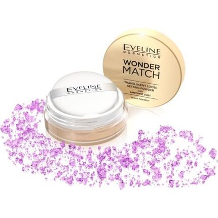 Eveline Wonder Match Light Setting Powder Amethyst Dust Vegan 6g - Maison des fragrances