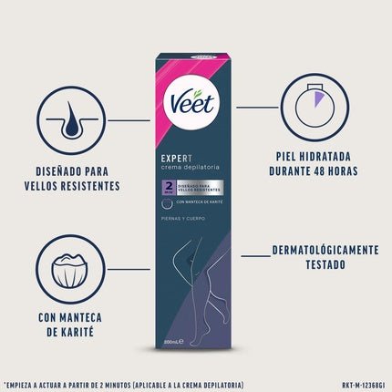 Expert Legs and Body Hair Removal Cream 200ml - Maison des fragrances