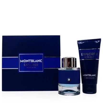 Explorer Ultra Blue Mont Blanc Set for Men - New in Box - Maison des fragrances