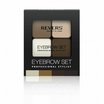 Eyebrow Kit Professional Makeup Palette Set Three Shades Wax Brush - Maison des fragrances
