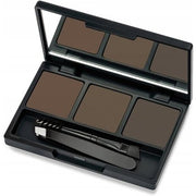 Eyebrow Styling Kit 02 Ash Golden Rose Powder Tweezers & Brush New 03 Deep Brown - Maison des fragrances