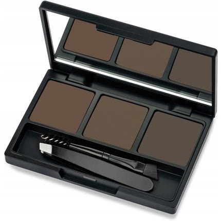 Eyebrow Styling Kit 02 Ash Golden Rose Powder Tweezers & Brush New 03 Deep Brown - Maison des fragrances