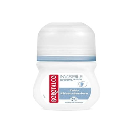 Borotalco Deodorant Roll On Invisible 1.6 Fl Oz 50oz Unisex