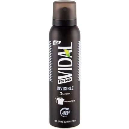 Vidal Invisible Deodorant Déodorant (Déo) Mixte 150ml