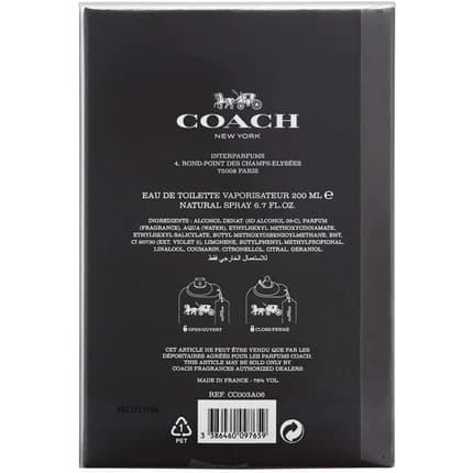 Men's coach - 200ml spray eau de toilette