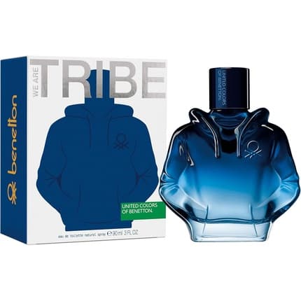 United Colors Of Benetton We Are Tribe Young Modern Sporty Casual Scent Lavender Wood Amber Fruity Notes Ideal Day Wear Eau de Toilette Homme 90 ml