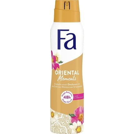 FA Deodorant Oriental Moments with the Delicate Scent of Desert Rose & Sandalwood Déodorant (Déo) Homme 150ml - Maison des fragrances