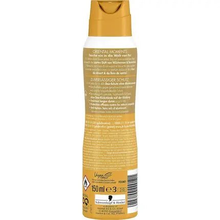 FA Deodorant Oriental Moments with the Delicate Scent of Desert Rose & Sandalwood Déodorant (Déo) Homme 150ml - Maison des fragrances