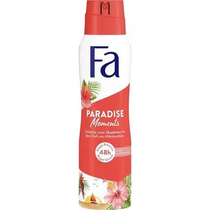 Fa Deodorant Spray Paradise Moments with the Tropical Scent of Hibiscus Flower 48h Protection 150ml - Maison des fragrances