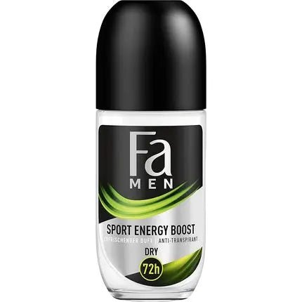 Fa Men Sport Energy Boost Anti-Transpirant Deo Roll-On with Refreshing Scent 50ml - Maison des fragrances