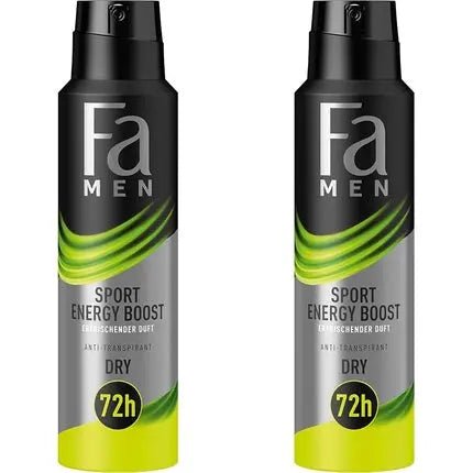 FA Sport Energy Boost Anti-Perspirant Deodorant with Refreshing Scent Déodorant (Déo) Homme 150ml - Maison des fragrances
