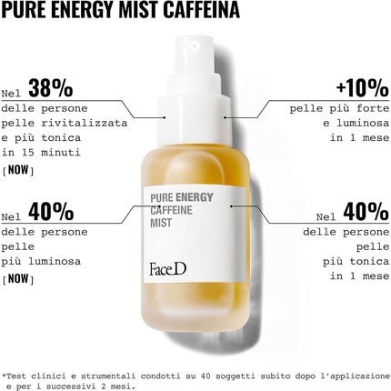 Face D Pure Energy Spray Energy Saving and Balancing Face Spray with Caffeine and Prebiotics 50ml - Maison des fragrances