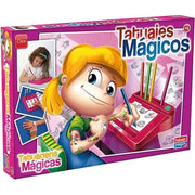 Falomir 11532 Magic Girl Tattoos Set Pink Magic Tattoos - Maison des fragrances