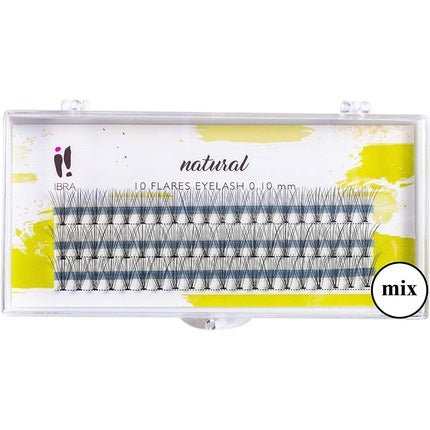 False Eyelashes Naturals Knot 0.10 - C - MIX IBRA Makeup Fake Lashes Individual Long C Profile Eye - Maison des fragrances