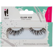 False Eyelashes with Eyelash Band Glam 400 IBRA Makeup - Maison des fragrances