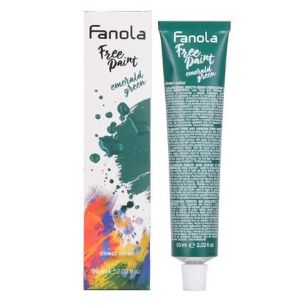 Fanola Free Paint Emerald Green 100ml - Maison des fragrances