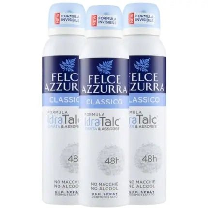 Felce Azzurra Classic Deodorant Idratalc Unisex Déodorant (Déo) Mixte 150ml - Maison des fragrances