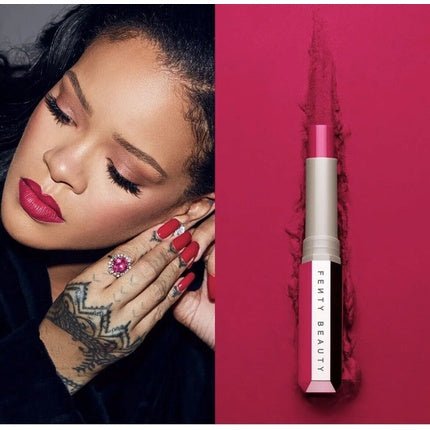 Fenty Beauty Mattemoiselle Plush Matte Lipstick Candy Venom Pink Fuchsia NIB - Maison des fragrances