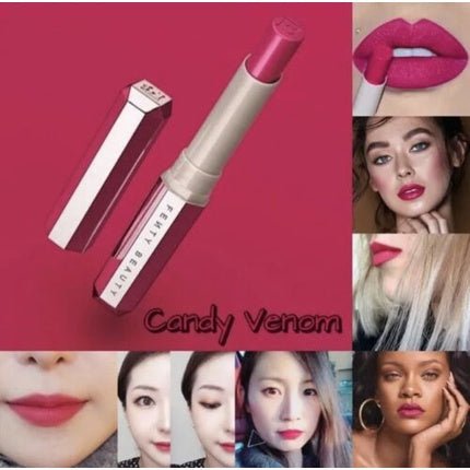 Fenty Beauty Mattemoiselle Plush Matte Lipstick Candy Venom Pink Fuchsia NIB - Maison des fragrances