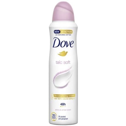 Dove Body Deodorant Talc Soft 48H Déodorant (Déo) Mixte 150ml